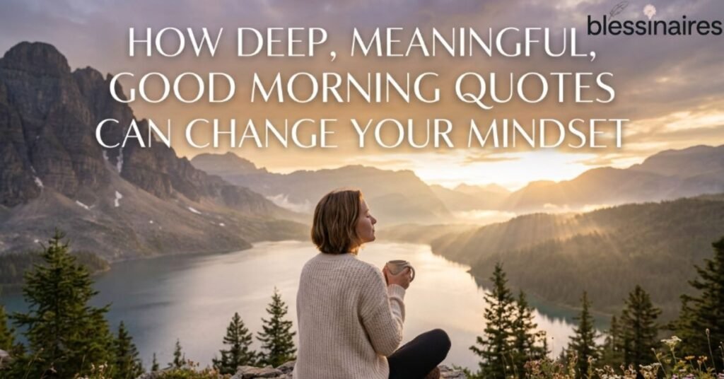 How Deep, Meaningful, Good Morning Quotes Can Change Your Mindset