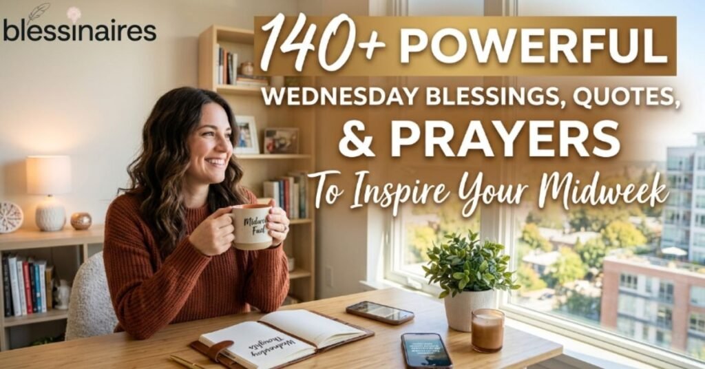 140+ Powerful Wednesday Blessings, Quotes, Images & Prayers to Inspire Your Midweek