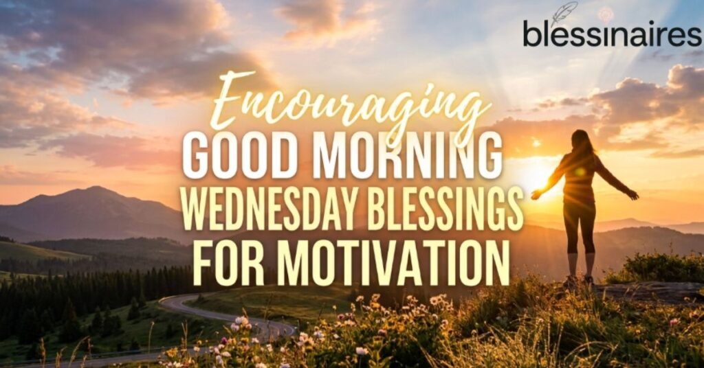 Encouraging Good Morning Wednesday Blessings for Motivation