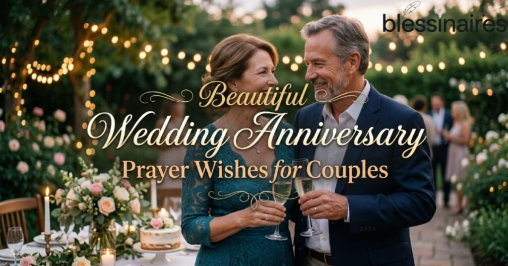 Beautiful Wedding Anniversary Prayer Wishes for Couples
