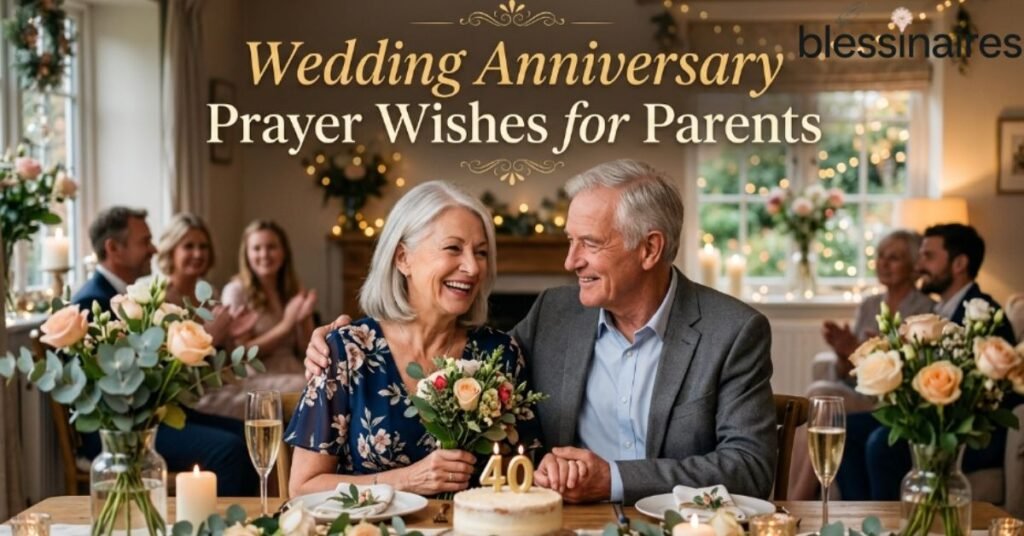 Wedding Anniversary Prayer Wishes for Parents