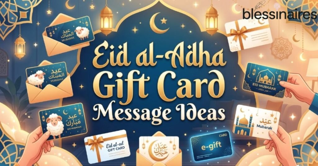 Eid al-Adha Gift Card Message Ideas