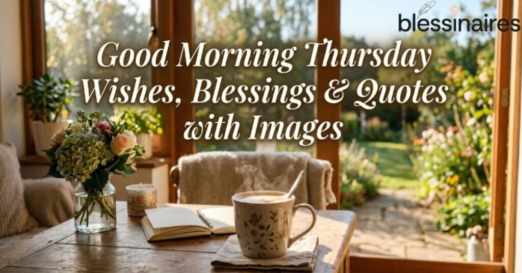 Good Morning Thursday Wishes, Blessings & Quotes with Images