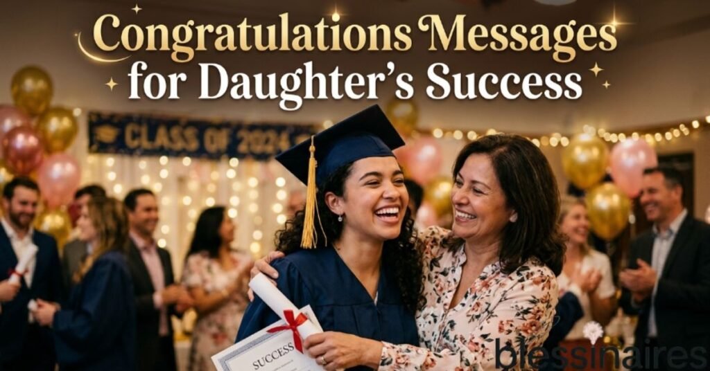 Congratulations Messages for Daughter's Success