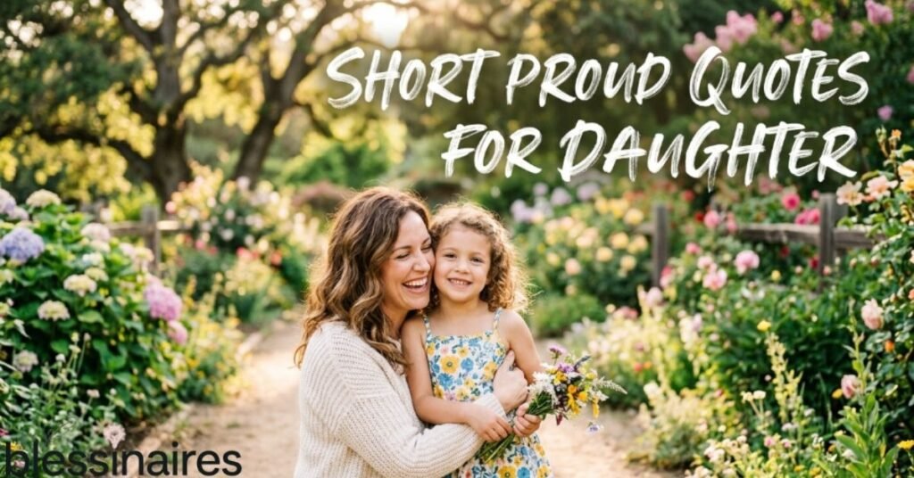 Short Proud Quotes for Daughter
