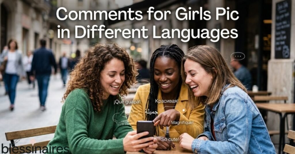 Comments for Girls' Pic in Different Languages