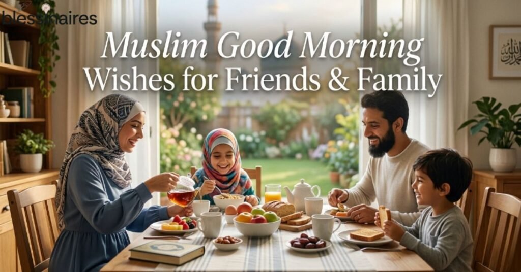 Muslim Good Morning Wishes for Friends & Family