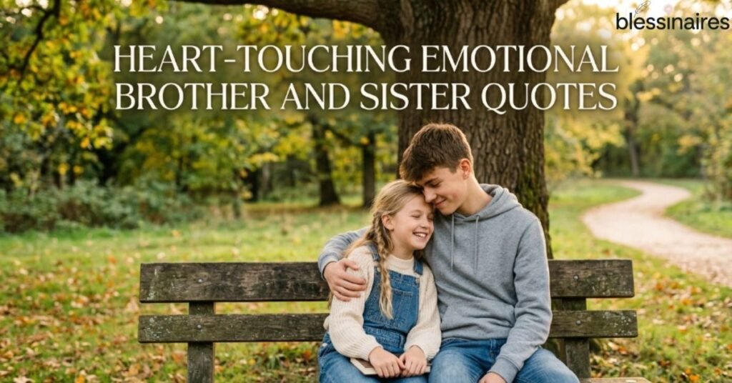 Heart-Touching Emotional Brother and Sister Quotes
