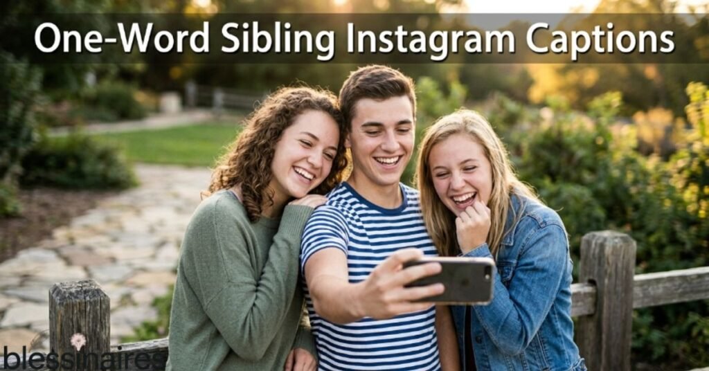One-Word Sibling Instagram Captions