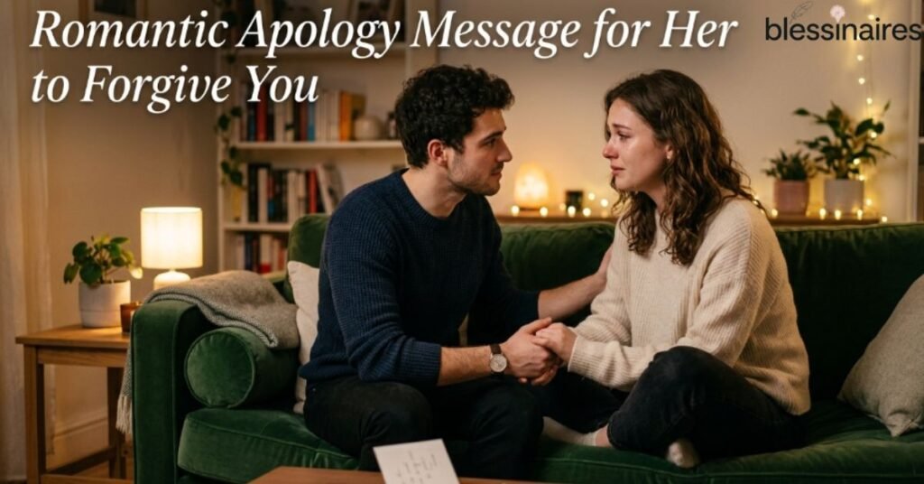 Romantic Apology Message for Her to Forgive You