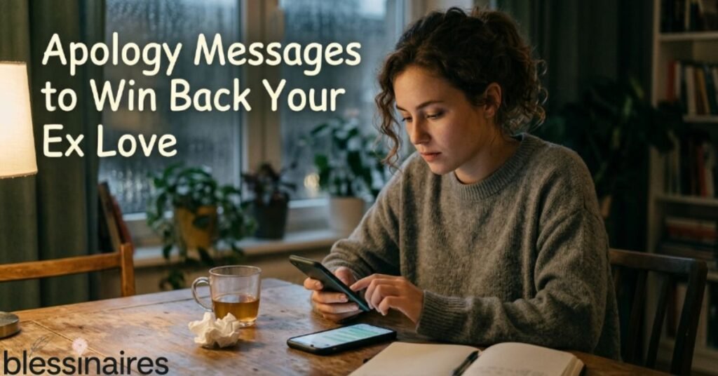 Apology Messages to Win Back Your Ex Love