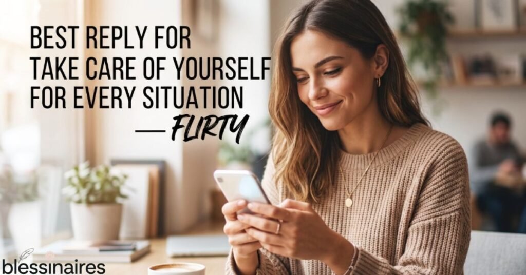 Best Reply for Take Care of Yourself for Every Situation — Flirty