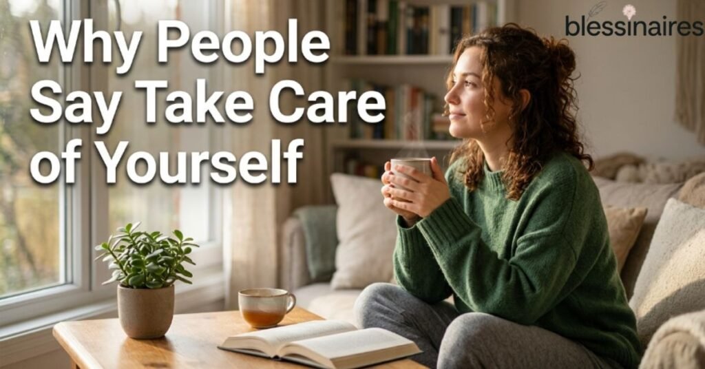 Why People Say Take Care of Yourself