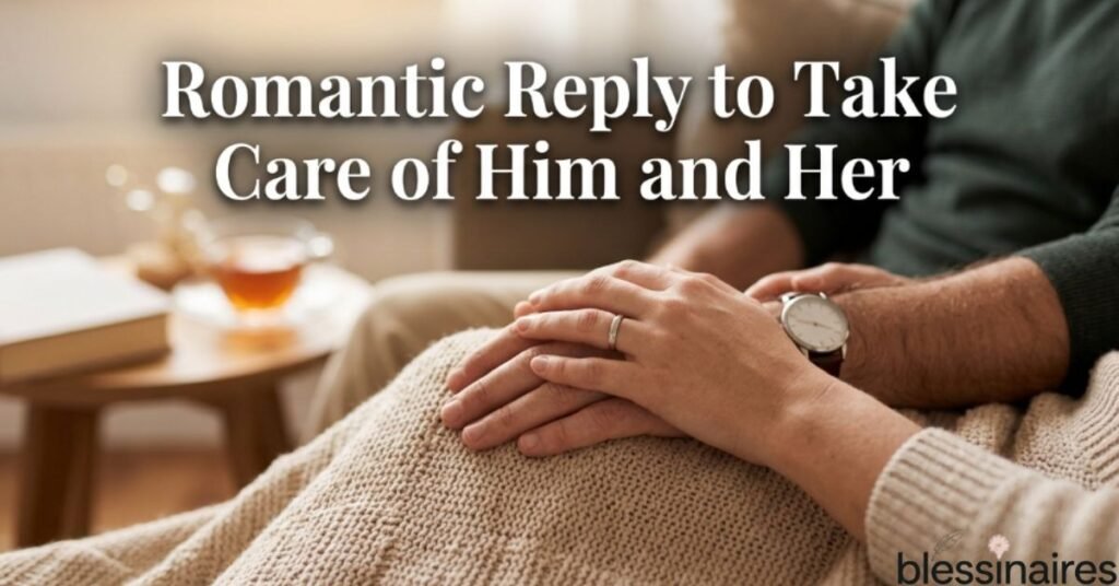 Romantic Reply to Take Care of Him and Her