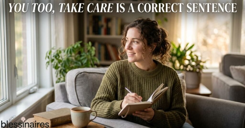 You Too, Take Care Is a Correct Sentence