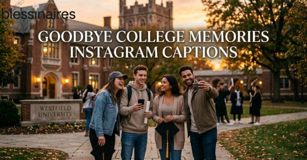 Goodbye College Memories Instagram Captions