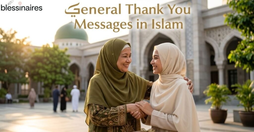 General Thank You Messages in Islam
