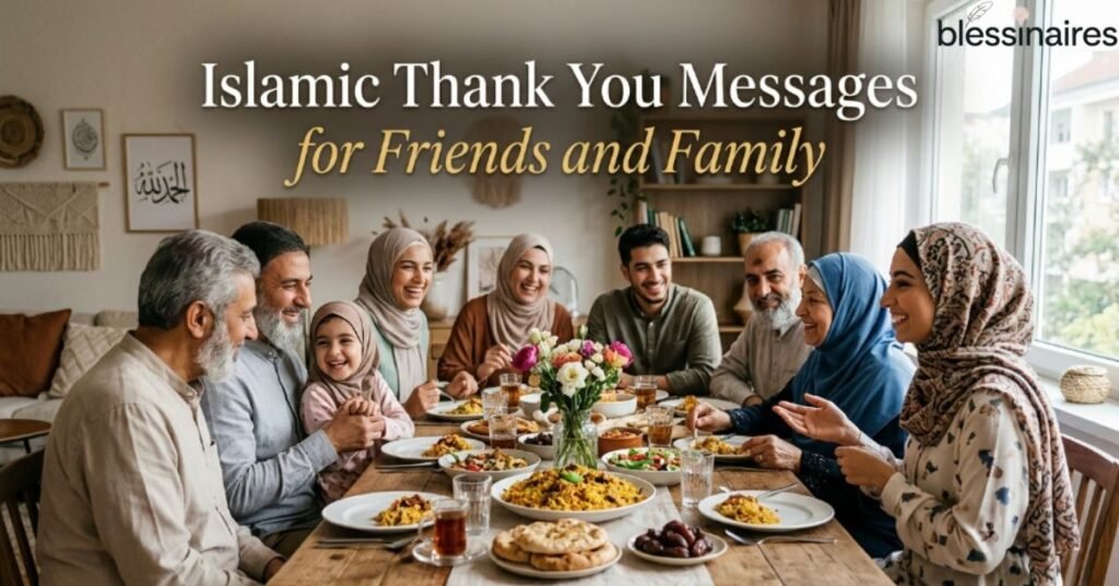 Islamic Thank You Messages for Friends and Family