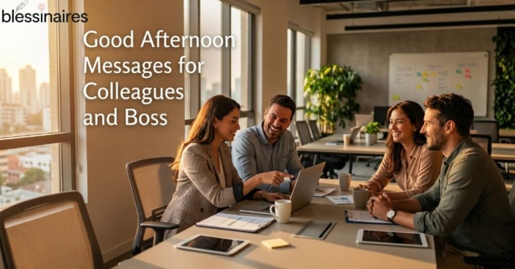 Good Afternoon Messages for Colleagues and Boss