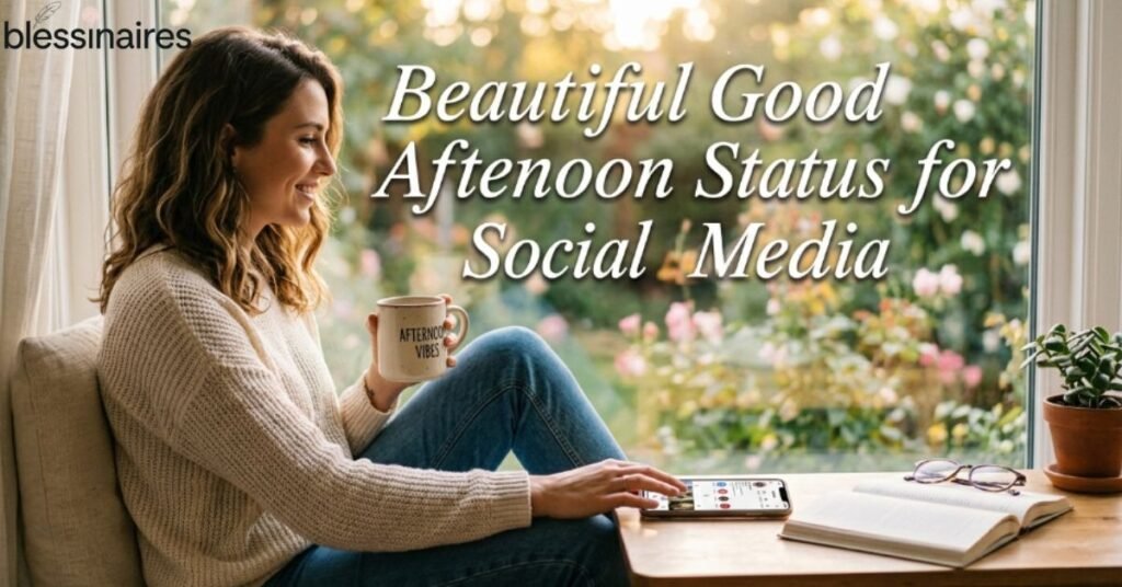 Beautiful Good Afternoon Status for Social Media